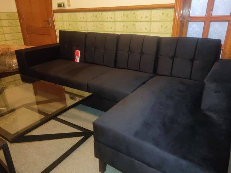 Urgent sale 5 seater L shaped sofa 3
