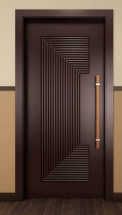 Wood Doors/Fiber Doors/Ash Wood Door/PVC Door Water Proof door 0