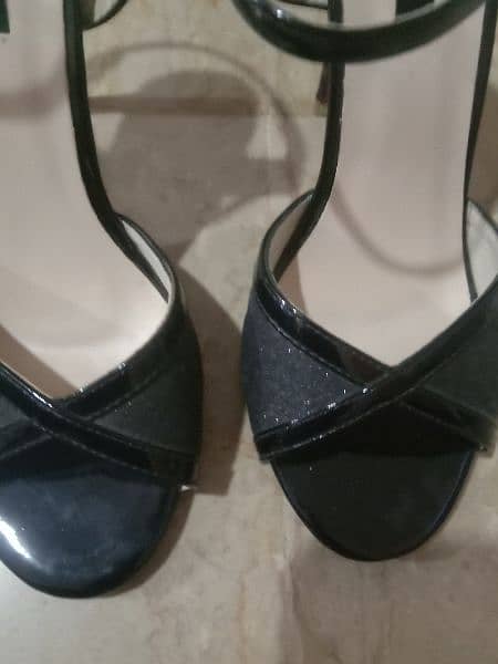 Black Sandal Heels 1