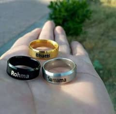 customize name ring for boys and girls 0