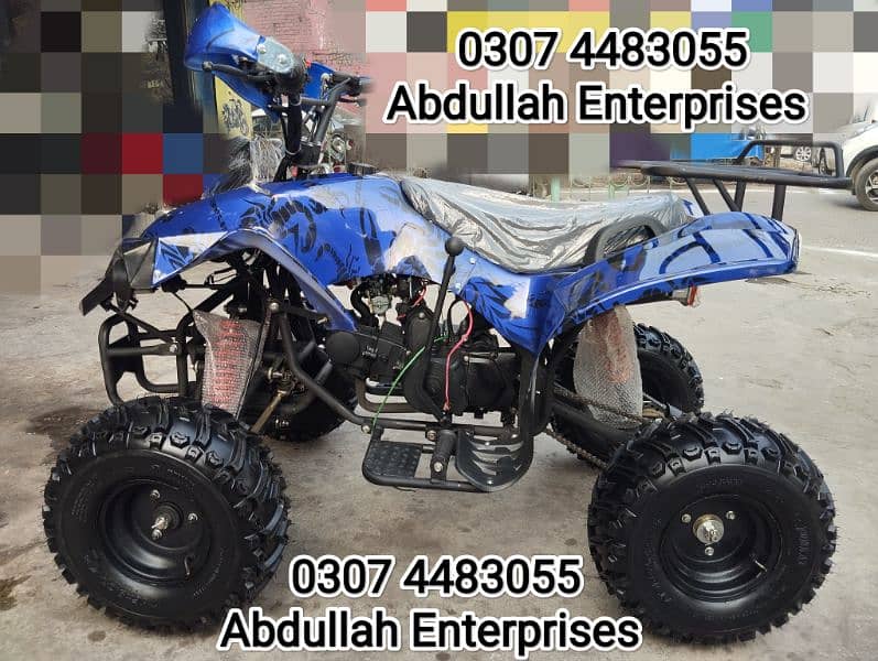 110cc adult size with reverse and New tyres atv quad bike for sale 2