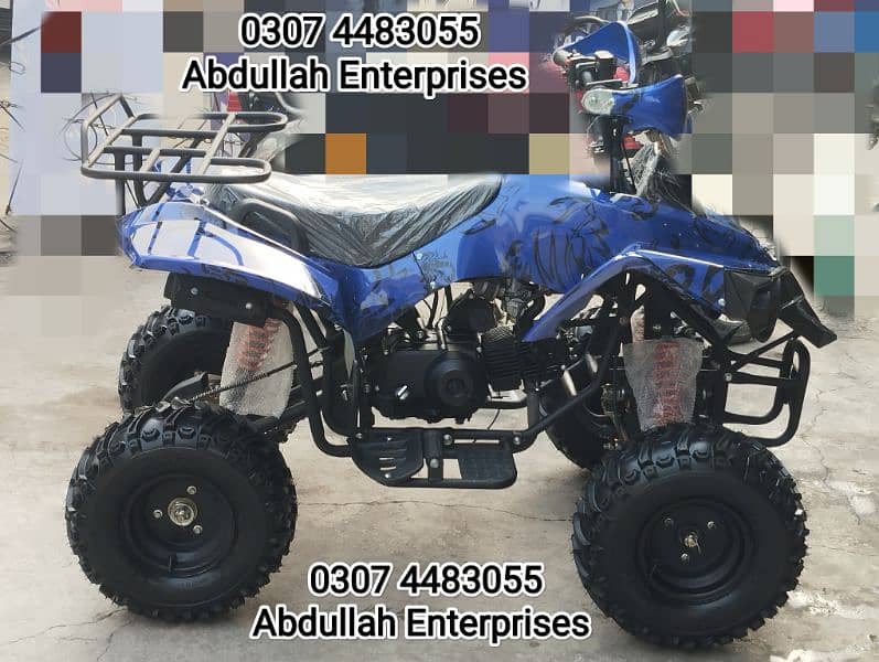 110cc adult size with reverse and New tyres atv quad bike for sale 4