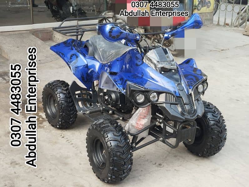 110cc adult size with reverse and New tyres atv quad bike for sale 5