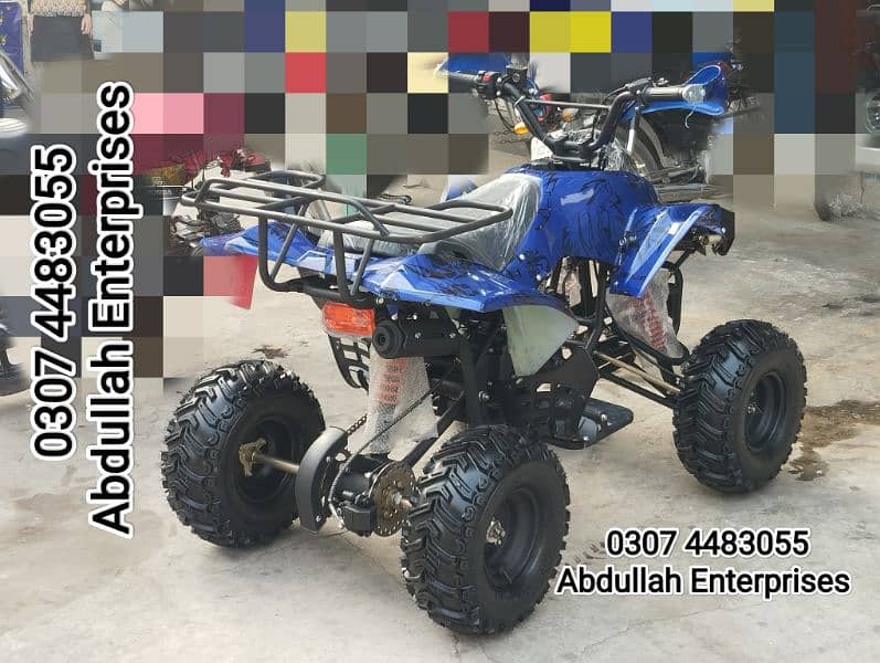 110cc adult size with reverse and New tyres atv quad bike for sale 6