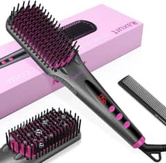 Hot Comb Hair Straightener  women Straightening Brush, 0