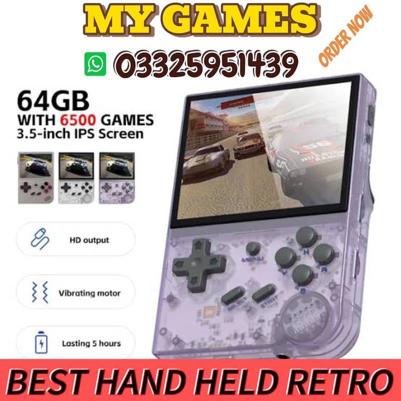 # 1 RETRO HAND HELD GAMING CONSOLE FOR KIDS  MY GAMES 1