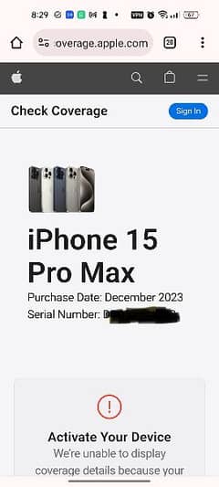 Apple iPhone 15 Pro Max 256GB FU black USA Model