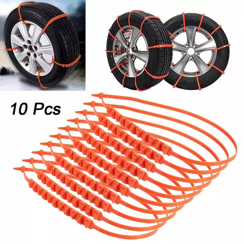Anti-Slip Car SUV Plastic Winter Tire Snow Chains Auto Tyre Wheel 2