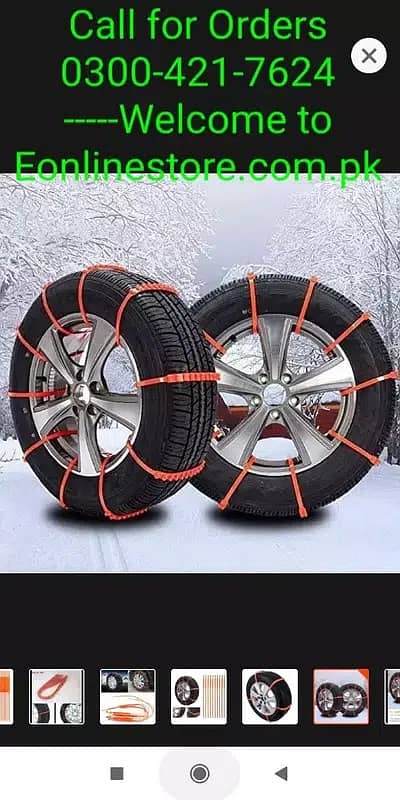 Anti-Slip Car SUV Plastic Winter Tire Snow Chains Auto Tyre Wheel 3