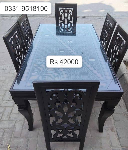 Dining Table 6 seater Solid Wood 6