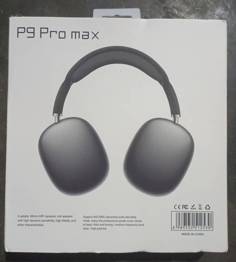 New P9 Wireless Bluetooth Headphones Noise Cancelling with Microphone 1