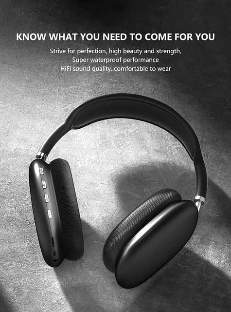 New P9 Wireless Bluetooth Headphones Noise Cancelling with Microphone 16