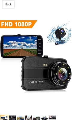 IIWEY DashCam Front and Rear 170° Wide Angle Night Vision DVR