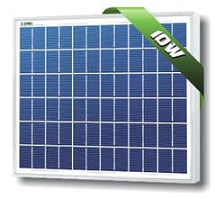 2-Pack Solarland USA SLP010-12U Multicrystalline 10 Watt 12 Volt Solar