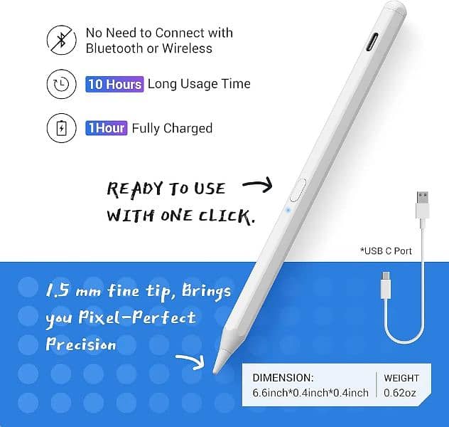Imported KXT Digital stylus pencil for Apple ipads 10