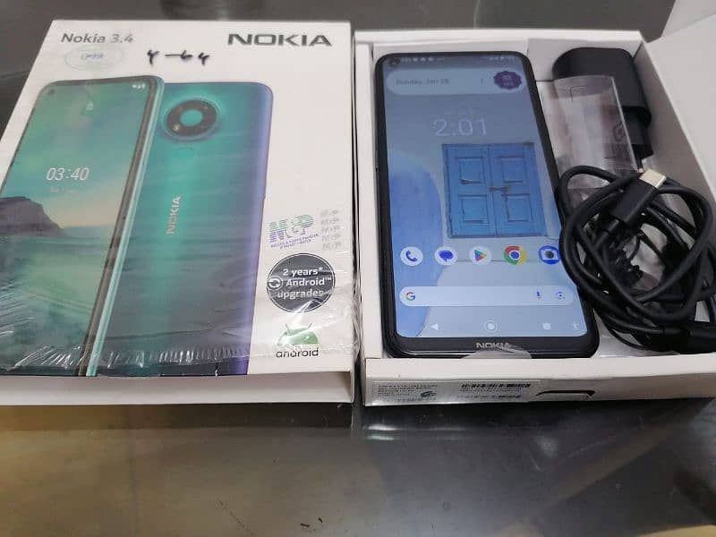 Nokia 3.4 (4GB/64GB) Android 12 (Grey Color)  PTA Approved 4