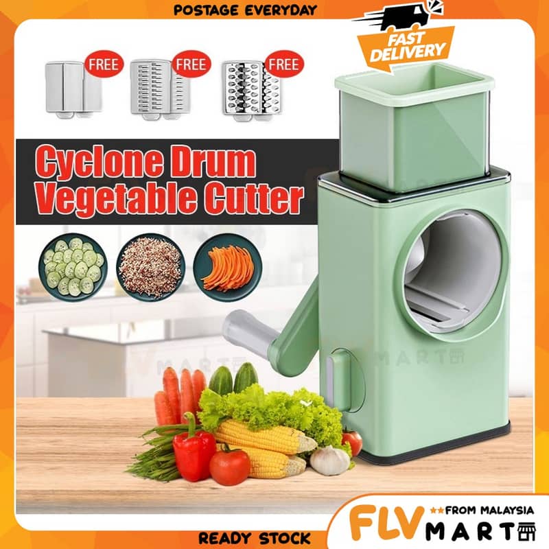 Stainless Steel Blades container 3 in 1 Vegetable Grater 1