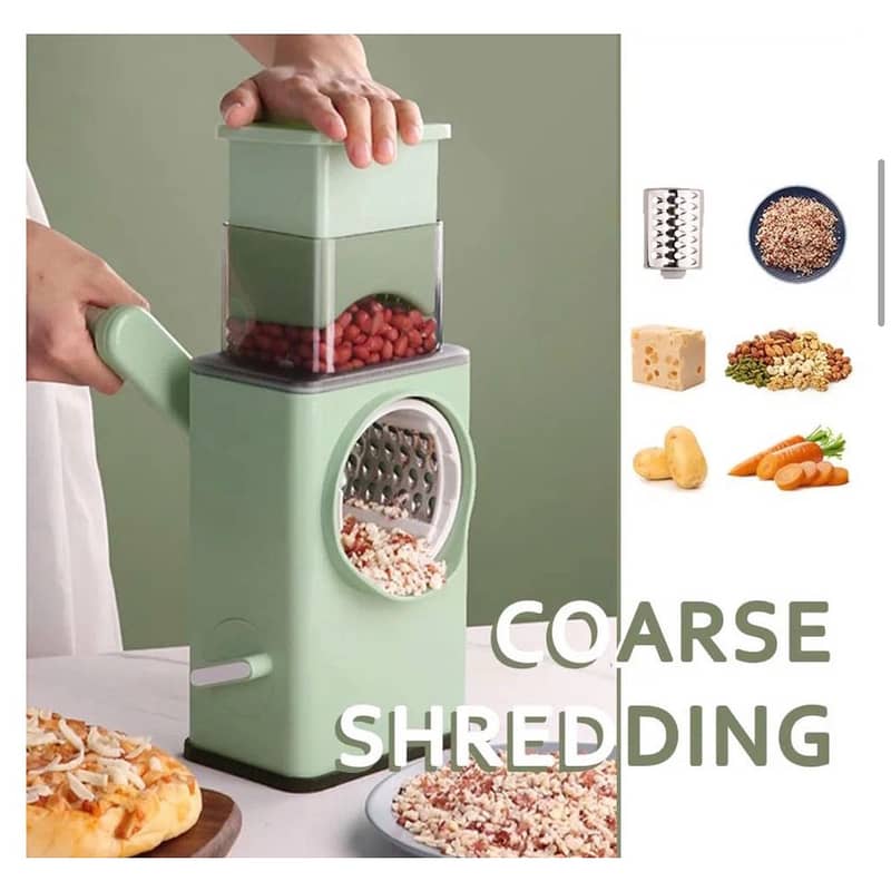 Stainless Steel Blades container 3 in 1 Vegetable Grater 0