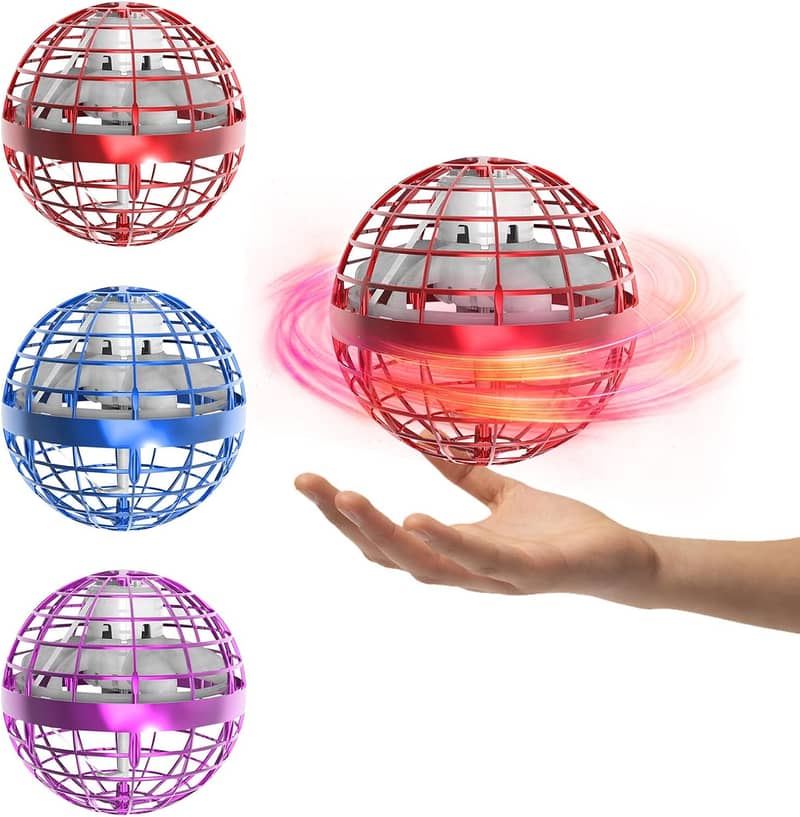 Pro Flying Ball Space Orb Magic Mini Drone UFO Boomerang Boy Girl Toy 0