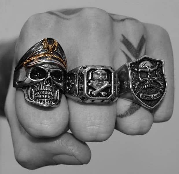 rebelger captain skull ring party and gift 0