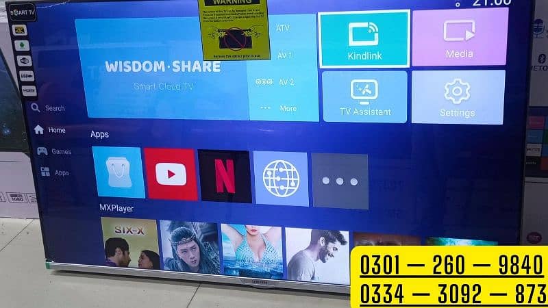 SAMSUNG 65 INCH SMART UHD LED TV ANDROID WITH LIVE CHANNELS 2