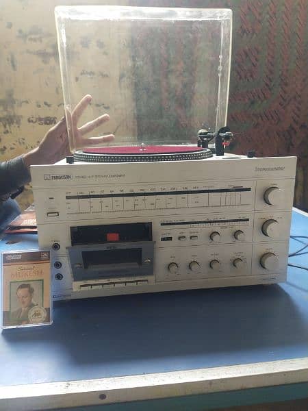 RECORD PLAYER and GRAMOPHONE/ TAPE RECORDER 9