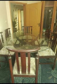 6 seater Sheesham dinning table & Chair/dinning table & chair for sale 0