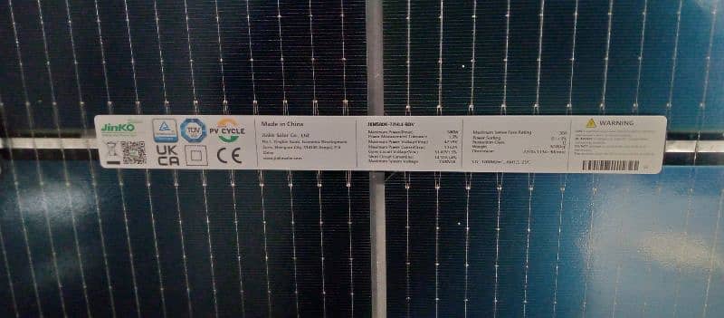 Jinko N Type Bifical Solar Panels  585 watt 6