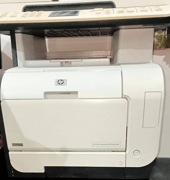 New colored printer not used . model HP color laserjet CM2320 nf MFP 8