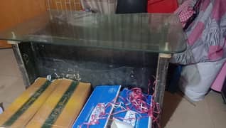 Office Table with Glass Top 2.5 ft x 4.0 ft