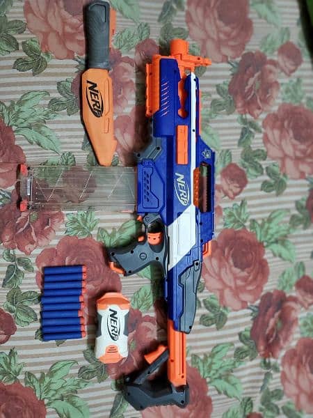 remote control car and NERF gun 12