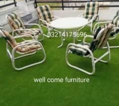 OUTDOOR GARDEN UPVC RATTAN FURNITURE SOFA SET CHAIRS TABLE UMBRELLA