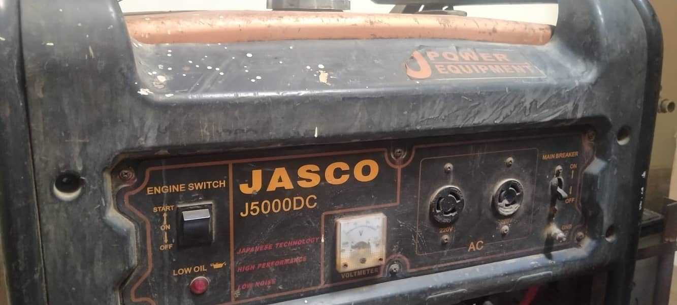 JASCO J5000DC SELF START AND ROPE START GAS / PETROL 2