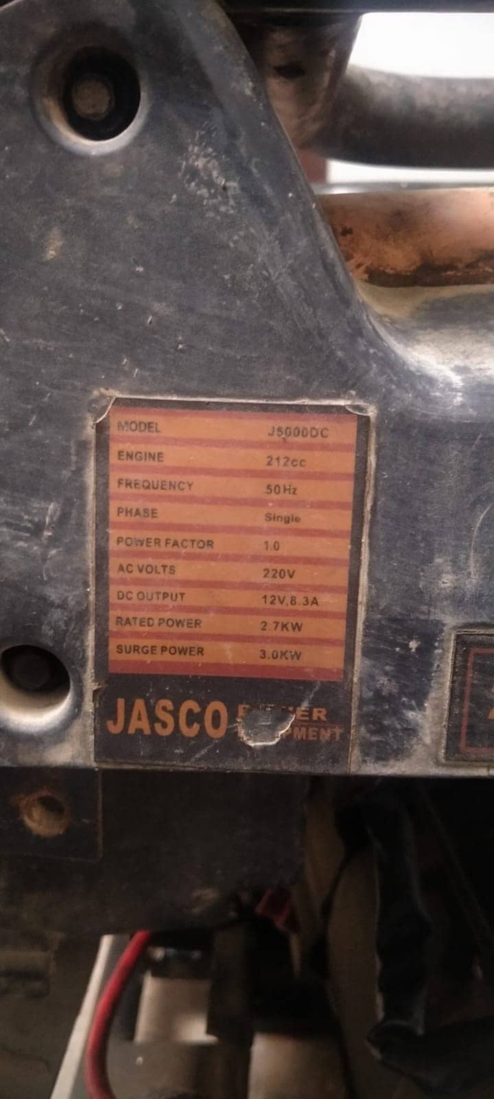 JASCO J5000DC SELF START AND ROPE START GAS / PETROL 5