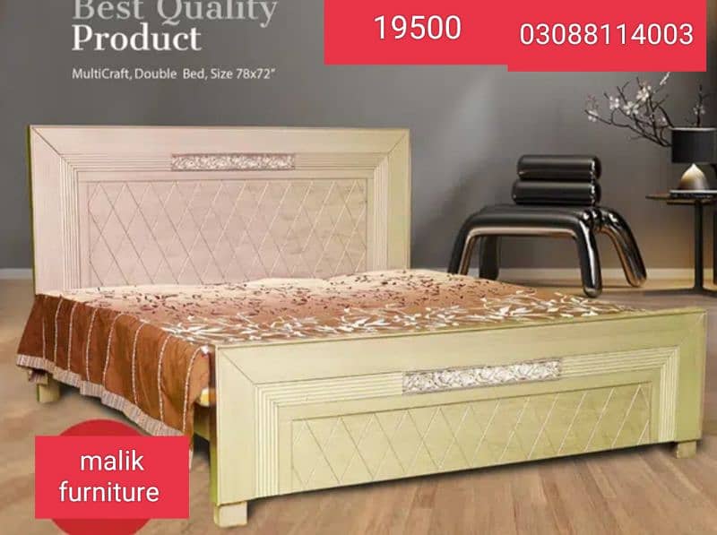 king bed set / double bed / dressing table / side table / wooden 17