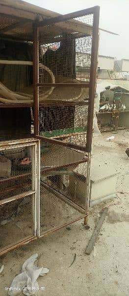 7*6 cage for sale 6 portions 8