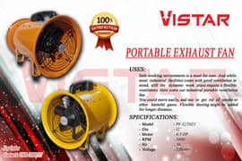 Portable Exhaust Fans 12 inches for industries and warehouses
