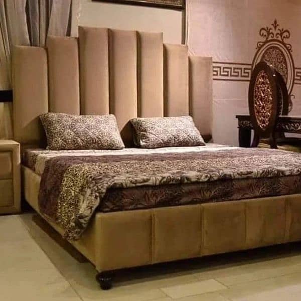 double bed king size /Follow Questions Upholstery Bed 16