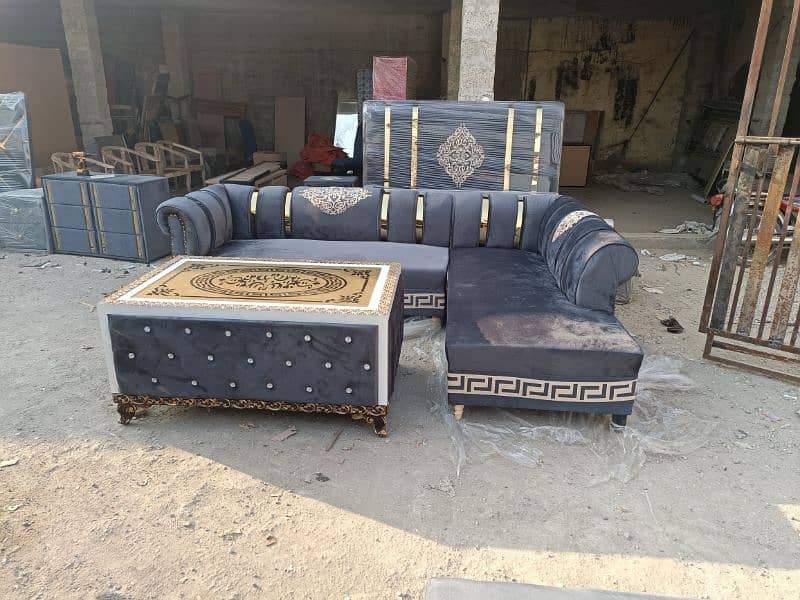 double bed king size /cushion bed /bed set cheap price 15