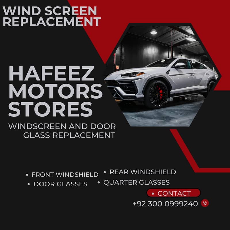 Windscreen For Trucks Cars also Replacement available 5