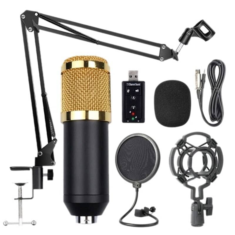 Bm800 Mic + V8 Sound complete Kit Condenser Microphone - Home Studio 3