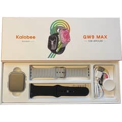 GW9 MAX Smartwatch With Complete Accessories And Extra Watch Strap
