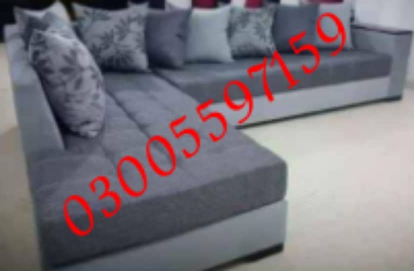 sofa set corner new making five seater home furniture L shape chair 14