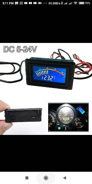 -50-110C Digital LCD Pointer Thermometer Car  Engine  Tempera 13