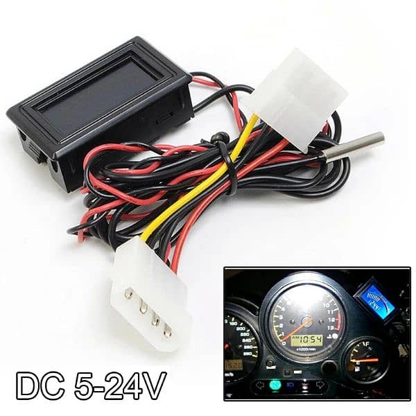 -50-110C Digital LCD Pointer Thermometer Car  Engine  Tempera 16