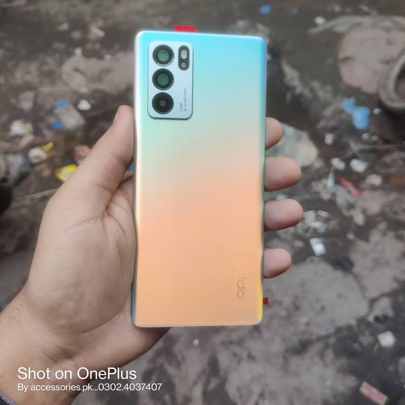 Oppo reno 6 pro and reno 5 pro back glass replacement available. 0