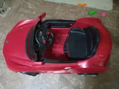 red car 36"length,25"width, double battery