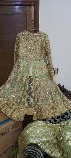 Bridal maxi/Wedding dress/bridal lehnga/kamwal malik bridal max