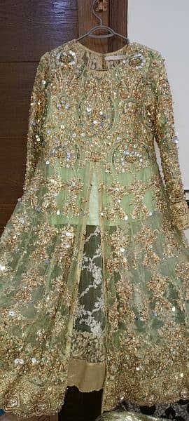 Bridal maxi/Wedding dress/bridal lehnga/kamwal malik bridal max 14