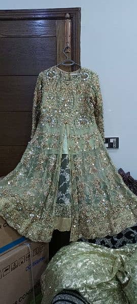 Bridal maxi/Wedding dress/bridal lehnga/kamwal malik bridal max 15